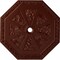 Ekena Millwork Spring Octagonal Medallion (Canopies up to 3"), 29 1/8"OD x 2 1/4"ID x 1 1/8"P, Antique Copper CM30SPACS - alternate 1